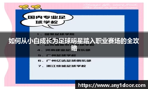如何从小白成长为足球明星踏入职业赛场的全攻略